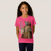 Russian Blue Caesar Cat T-shirt (Voorkant volledig)