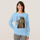 Russian Blue Caesar Cat T-shirt (Voorkant volledig)