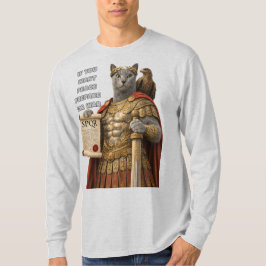 Russian Blue Caesar Cat T-shirt