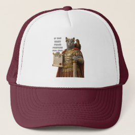 Russian Blue Caesar Cat Trucker Pet