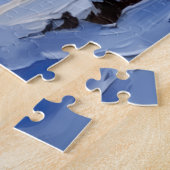 Russian Blue Cat Christmas Boat Holiday Legpuzzel (Zijkant)