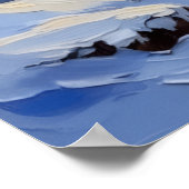 Russian Blue Cat Christmas Boat Holiday Poster (Hoek)