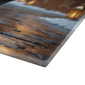 Russian Blue Cats Christmas Snow Holiday  Snijplank (Hoek)