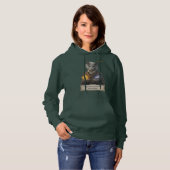 Russian Blue Einstein Cat - Imagination Hoodie (Voorkant volledig)