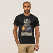 Russian Blue Einstein Cat - Imagination T-shirt (Voorkant volledig)
