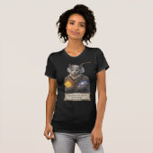 Russian Blue Einstein Cat - Imagination T-shirt (Voorkant volledig)