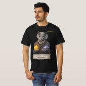 Russian Blue Einstein Cat - Imagination T-shirt (Voorkant volledig)