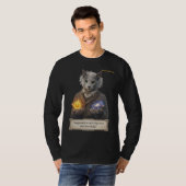 Russian Blue Einstein Cat - Imagination T-shirt (Voorkant volledig)