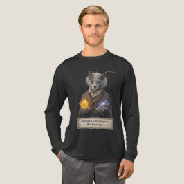 Russian Blue Einstein Cat - Imagination Tri-Blend Shirt