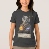 Russian Blue Einstein Cat - Imagination Tri-Blend Shirt (Voorkant)