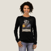 Russian Blue Einstein Cat - Imagination Tri-Blend Shirt (Voorkant)