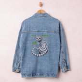 Russian Blue Hypno Cat Denim Jacket (Hangar)