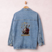 Russian Blue Vivaldi Kat: Een Levendige Erfenis Denim Jacket (Hangar)