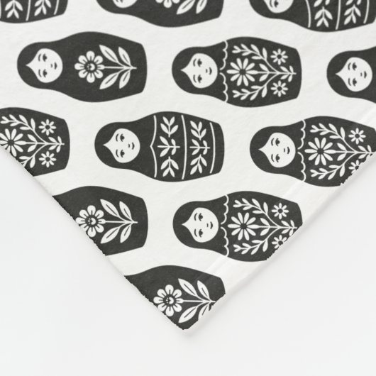 Russian Dolls Fleece Deken (Hoek)
