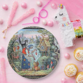 RUSSIAN  FAIRYTALE "BABA JAGA" PAPER PLATES PAPIEREN BORDJE (Feest)