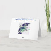 Russian Floral Felicitatie Kaart (Achterkant)