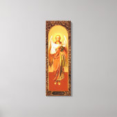 Russian Icon Archangel Gabriel  Wrapped Canvas (Voorkant)