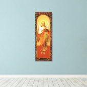 Russian Icon Archangel Gabriel  Wrapped Canvas (Insitu (Houten vloer))