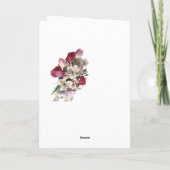 Russian International Women's day, roses & tulips Kaart (Achterkant)