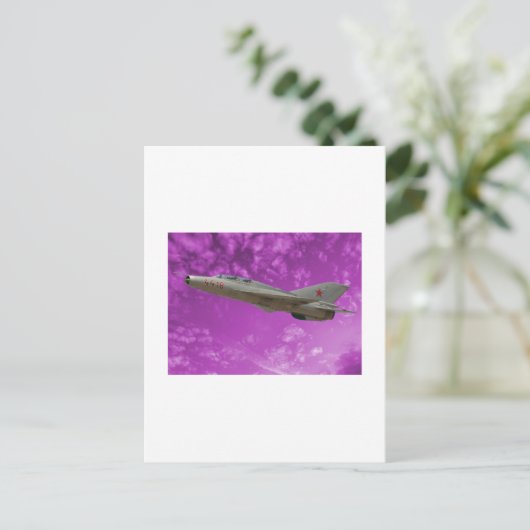 RUSSIAN MIG BRIEFKAART (Staand voorkant)