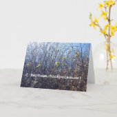 Russian Palm Sunday Greeting Card Kaart (Gele Bloem)