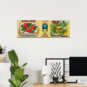 Russian River Raspberry Label Poster (Thuiskantoor)