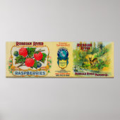 Russian River Raspberry Label Poster (Voorkant)