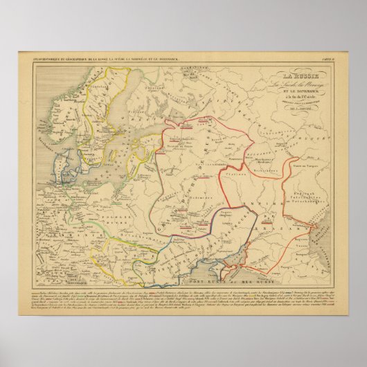 Russie, Suede, Norwege 2 Poster (Voorkant)