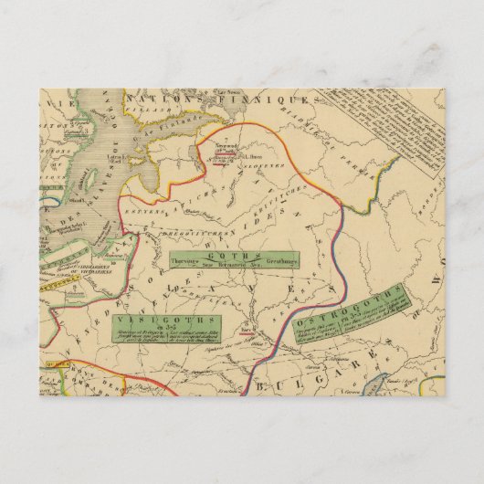 Russie, Suede, Norwege Briefkaart (Voorkant)