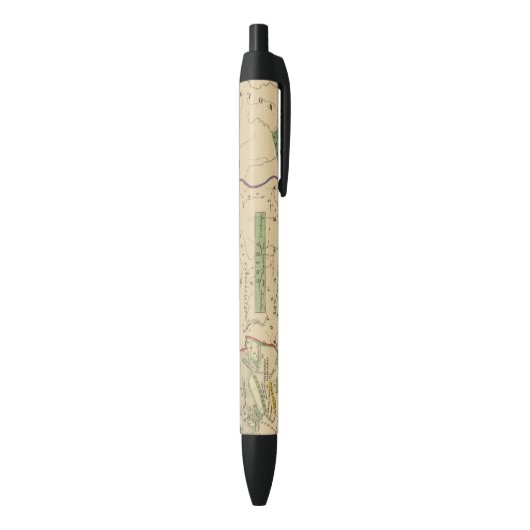 Russie, Suede, Norwege Zwarte Inkt Pen (Achterkant (Verticaal))