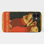 Russion Space Dog iPhone Case (Achterkant (horizontaal))