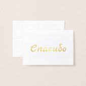 Russisch Спаси бо Folie Kaarten (Voorkant met envelop)