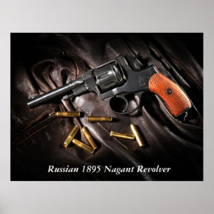 Russisch 1895 Nagant Revolver Poster