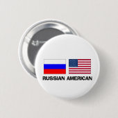 Russisch-Amerikaans Ronde Button 5,7 Cm (Voorkant /achterkant)