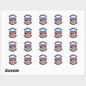 Russisch Amerikaans Voetbal Stickers (Vel)