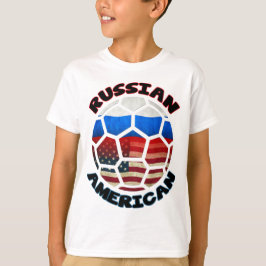 Russisch-Amerikaans Voetbal T-shirt