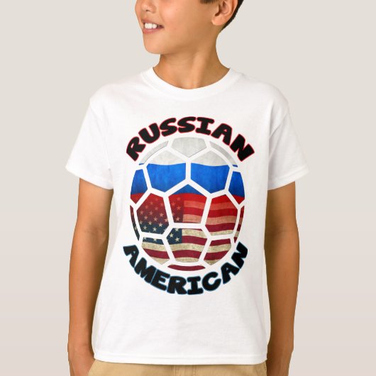 Russisch-Amerikaans Voetbal T-shirt (Voorkant)