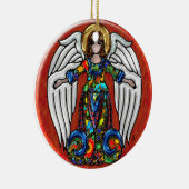 Russisch Angel (gepersonaliseerd Ornament van kera (Rechts)