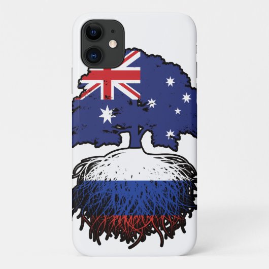 Russisch Australisch Australië - boomstammen Case-Mate iPhone Case (Achterkant)
