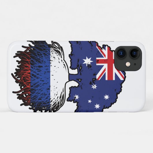 Russisch Australisch Australië - boomstammen Case-Mate iPhone Case (Achterkant (horizontaal))