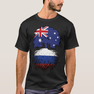 Russisch Australisch Australië - boomstammen T-shirt