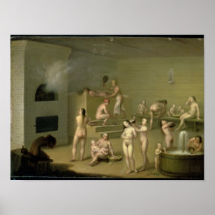 Russisch Bath, 1825 Poster