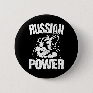 Russisch Beer Power Russian Gym Bodybuilding Russi Ronde Button 5,7 Cm