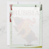 Russisch beer vintage-poster (Achterkant)
