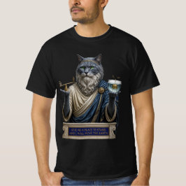 Russisch Blau Archimedes Kat T-shirt