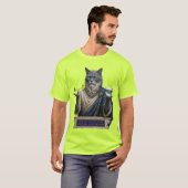 Russisch Blau Archimedes Kat T-shirt (Voorkant volledig)