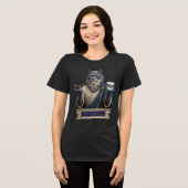 Russisch Blau Archimedes Kat Tri-Blend Shirt (Voorkant volledig)