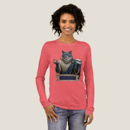 Russisch Blau Archimedes Kat Tri-Blend Shirt
