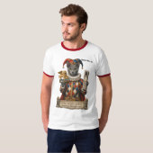 Russisch Blau Arlequin Kat T-shirt (Voorkant volledig)