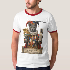Russisch Blau Arlequin Kat T-shirt